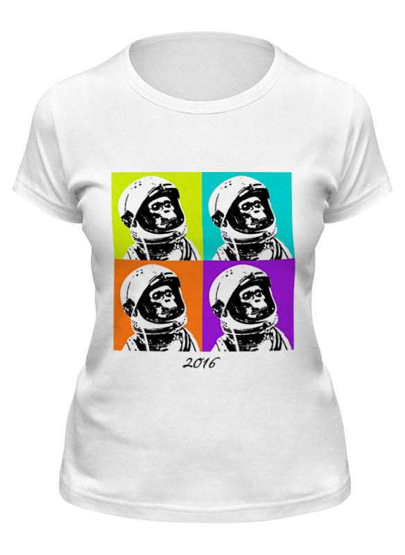 Printio Футболка классическая Обезьяна космонавт мужская футболка обезьяна мэн s белый