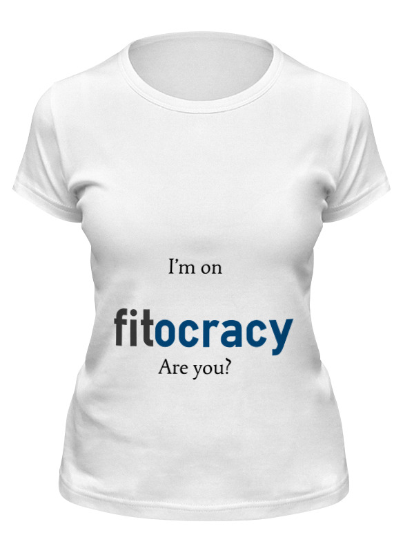 Printio Футболка классическая I'm on fitocracy, are you? printio лонгслив i m on fitocracy are you