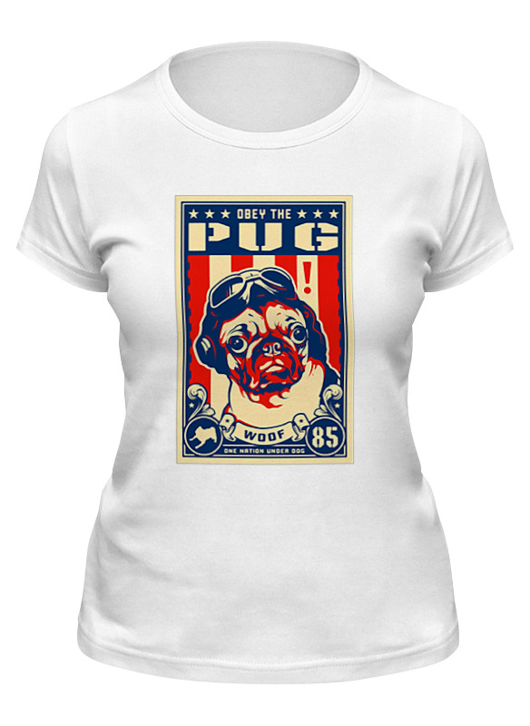 Printio Футболка классическая Собака: pug printio футболка классическая собака pug