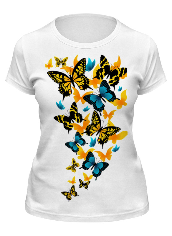 цена Printio Футболка классическая Бабочки летают бабочки...