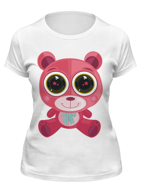 Printio Футболка классическая Розовый мишка (bear) printio футболка классическая розовый мишка bear