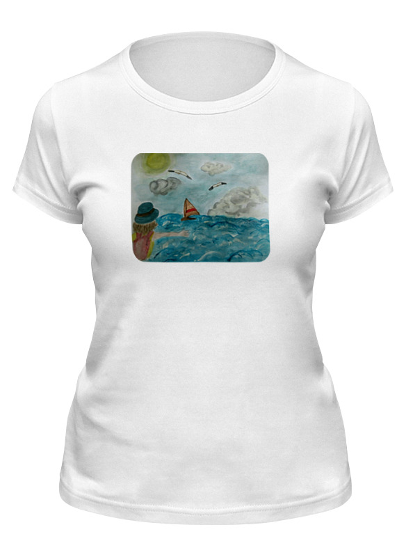 Printio Футболка классическая Море. облака. парус. мужская футболка любовь в небе s белый