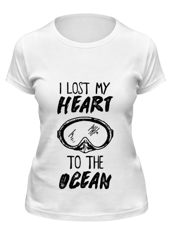 Printio Футболка классическая I lost my heart to the ocean printio футболка wearcraft premium i lost my heart to the ocean