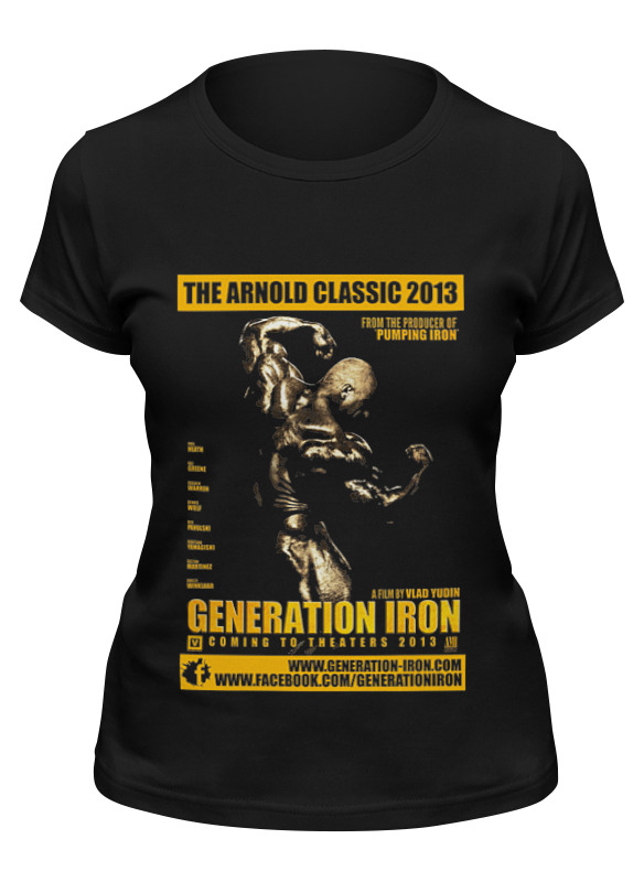 Printio Футболка классическая Generation iron / поколение железа printio майка классическая generation iron поколение железа