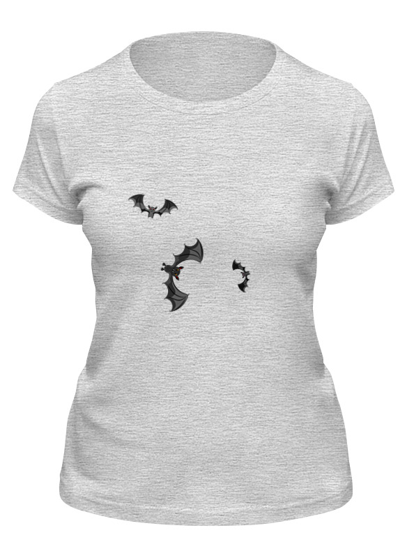 мужская футболка котик летучая мышь s серый меланж Printio Футболка классическая Летучая мышь выбирается из полуоткрытой молнии