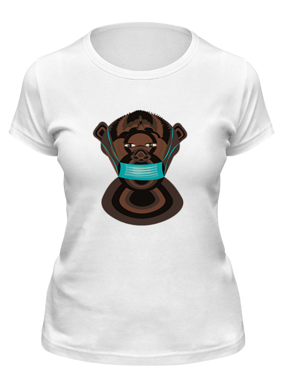 Printio Футболка классическая шимпанзе в маске printio футболка для собак шимпанзе в маске