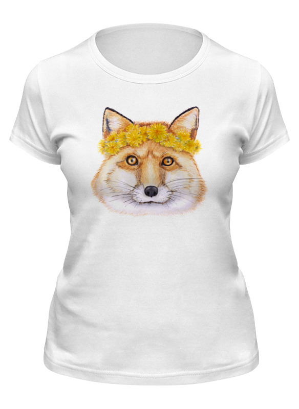 Printio Футболка классическая Лиса в цветах