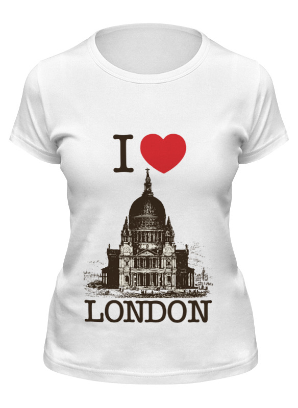 printio детская футболка классическая унисекс i love london Printio Футболка классическая Я люблю лондон