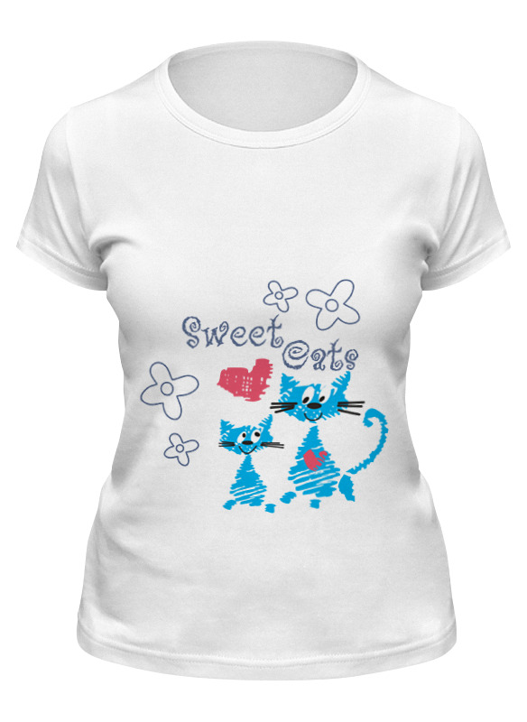 Printio Футболка классическая Sweet cats детская футболка кошка маки кот кошка цветы красные цветы 164 синий