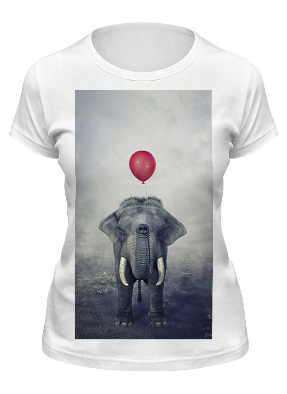 Printio Футболка классическая Красный шар и слон printio скатерть квадратная красный шар и слон