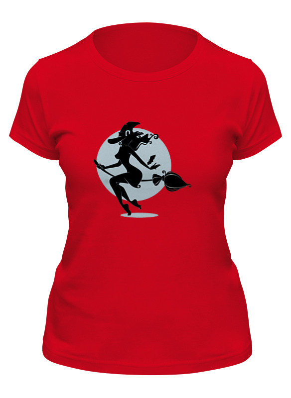 Printio Футболка классическая Ведьма детская футболка ведьма на метле 164 красный