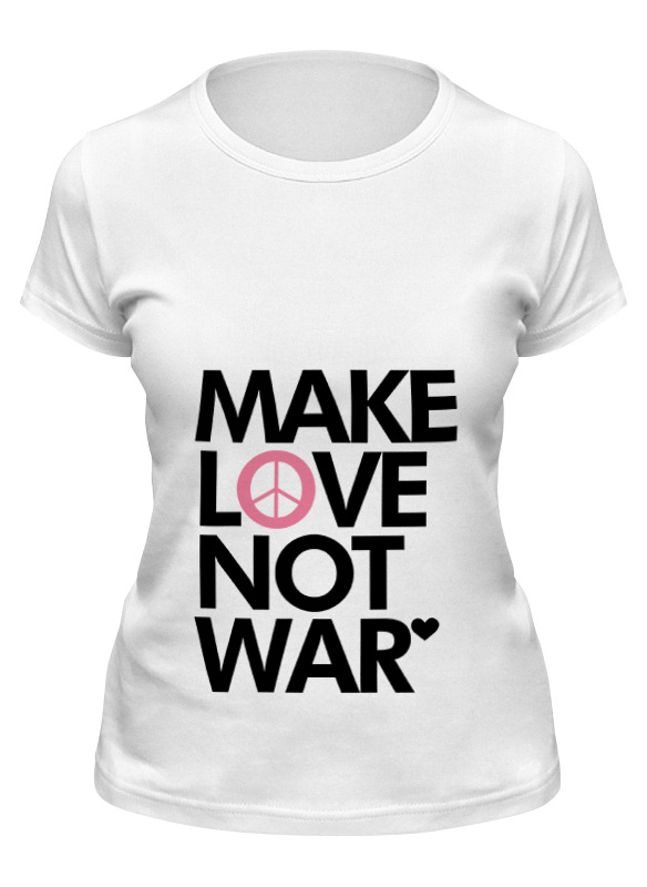 Printio Футболка классическая Make love not war printio сумка make love not war