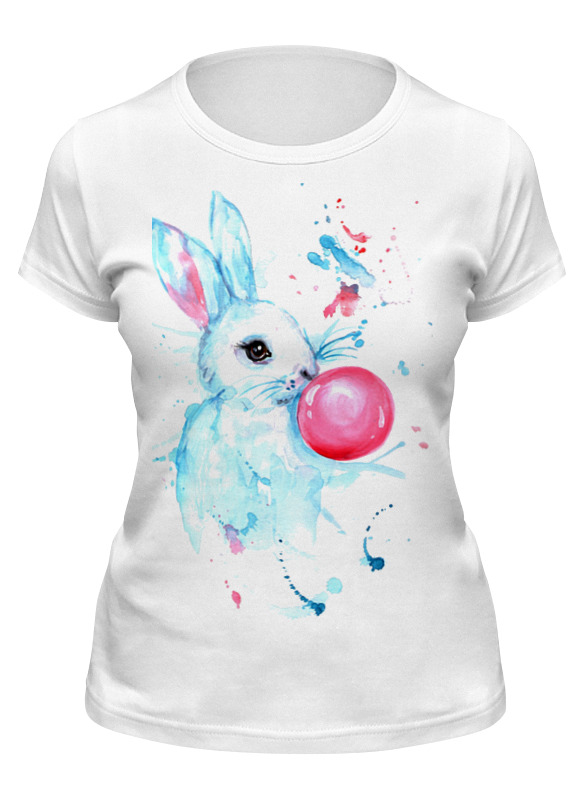 Printio Футболка классическая Заяц с жвачкой printio детская футболка классическая унисекс заяц с жвачкой