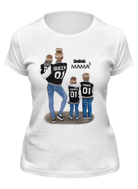 Printio Футболка классическая Mom#1 printio футболка классическая mom’s love💙 мама брюнетка с сыном