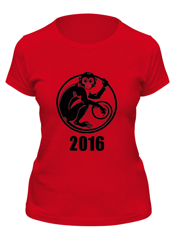 printio детская футболка классическая унисекс 2016 год год красной обезьяны Printio Футболка классическая 2016 год - год красной обезьяны
