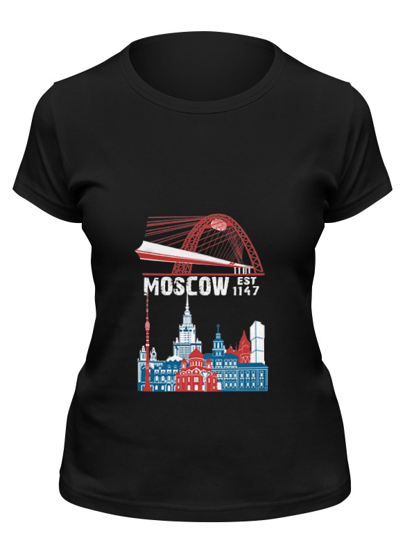 Printio Футболка классическая Москва. moscow. establshed in 1147 (1)
