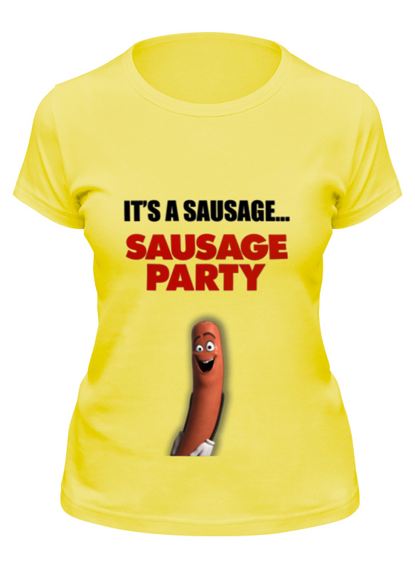 Printio Футболка классическая Sausage party - полный расколбас! printio футболка с полной запечаткой для мальчиков sausage party полный расколбас