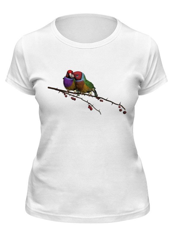 Printio Футболка классическая Попугайчики-неразлучники printio футболка классическая влюбленные попугайчики