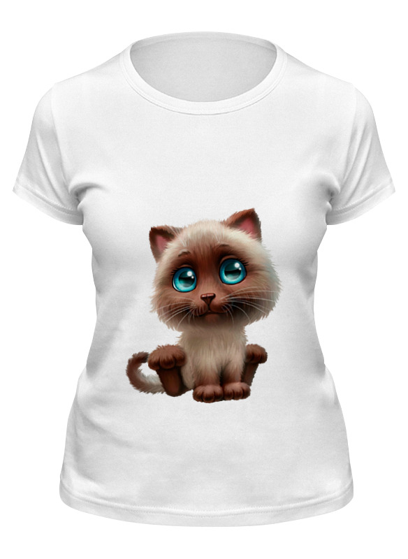 Printio Футболка классическая Котёнок printio футболка классическая кошка с большими глазами
