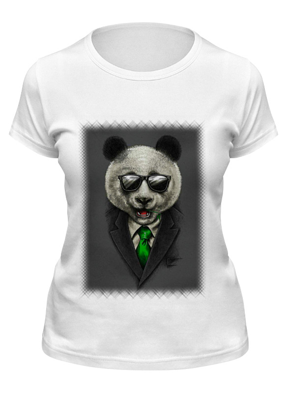 Printio Футболка классическая Модный панда медведь