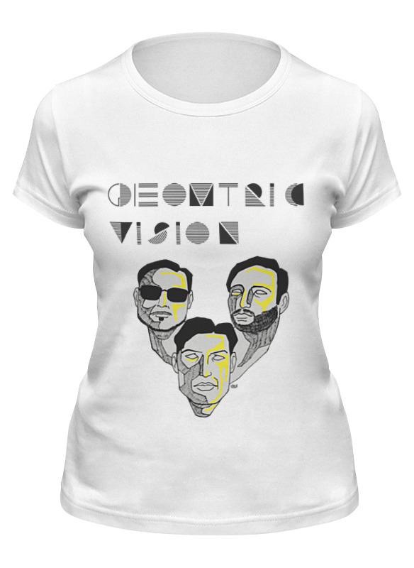 Printio Футболка классическая Geometric vision \ faces printio футболка wearcraft premium geometric vision faces