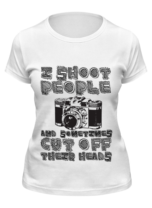 Printio Футболка классическая I shoot people printio футболка классическая i shoot people