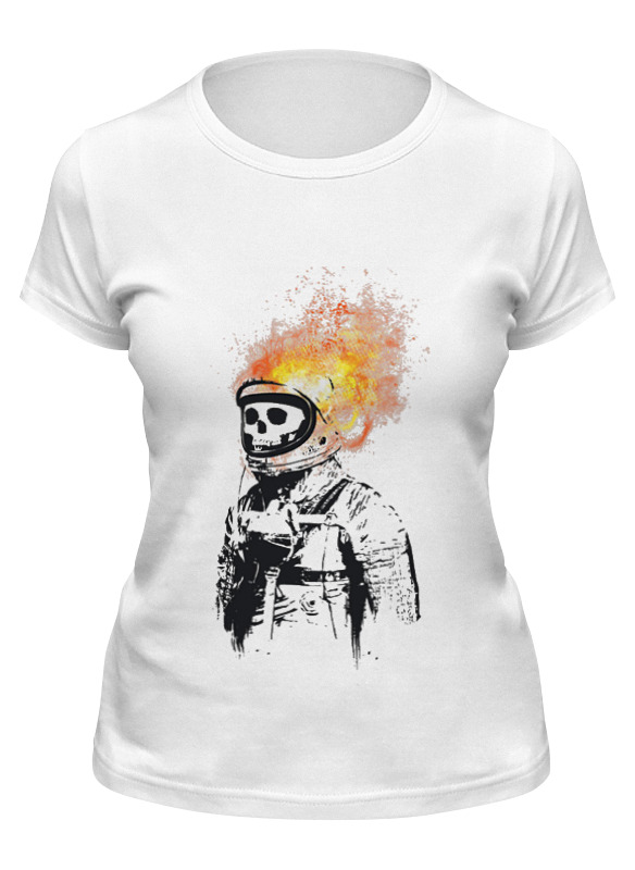 printio детская футболка классическая унисекс портрет космонавта Printio Футболка классическая Портрет космонавта
