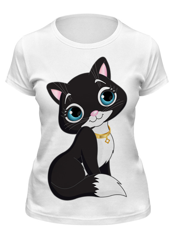 Printio Футболка классическая Котик мужская футболка белый котенок s черный