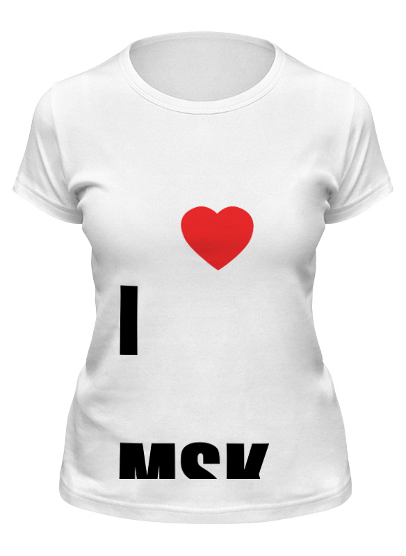 Printio Футболка классическая I love msk printio футболка классическая i love msk