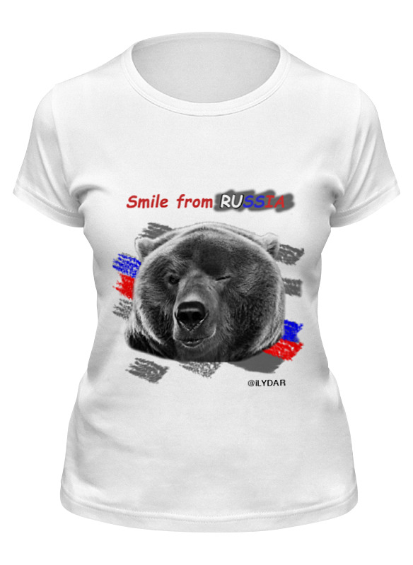 Printio Футболка классическая Smile frome russia printio футболка классическая розовый мишка bear