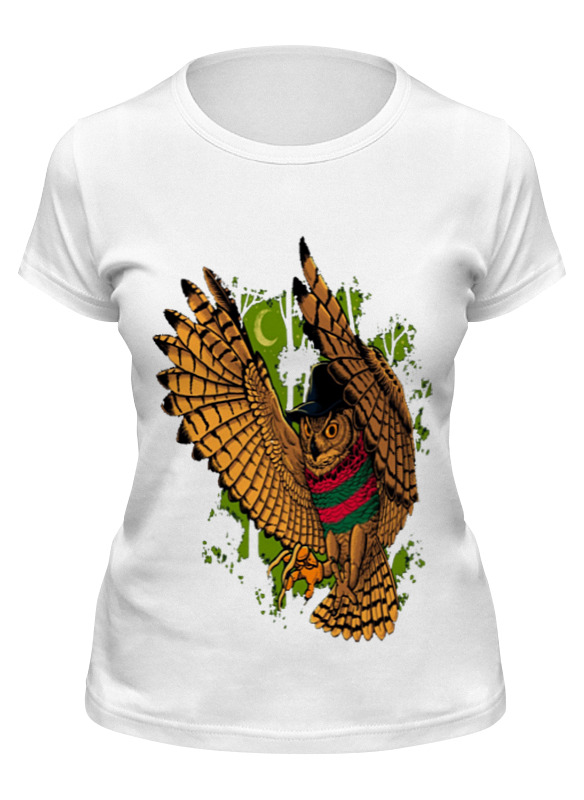 Printio Футболка классическая Летящая сова женская футболка девочка в пикачу свитере xl белый