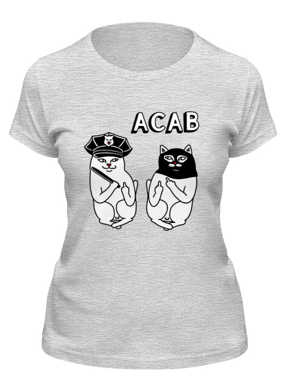 Printio Футболка классическая All cats are beautiful acab all cats are beautiful hip hop hipster cartoon print shopping bags girls fashion casual pacakge hand bag