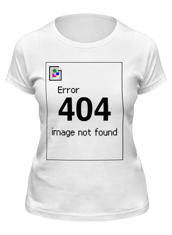 Printio Футболка классическая Error 404 юбка 404 not found размер m оранжевый коралловый