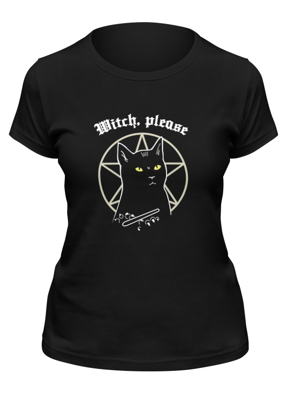 Printio Футболка классическая Witch please футболка oversize с надписью rich bitch