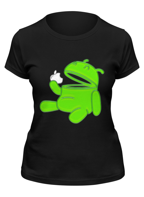 Printio Футболка классическая Android eats apple printio футболка wearcraft premium android eats apple