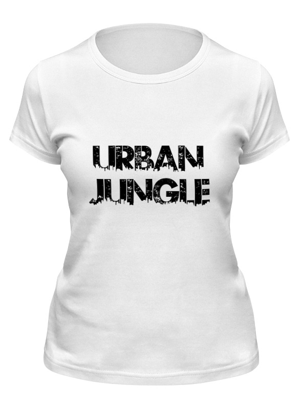 printio футболка классическая городские джунгли надпись Printio Футболка классическая Городские джунгли - надпись