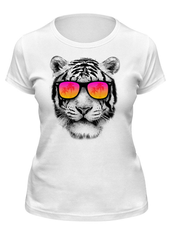 Printio Футболка классическая Тигр в очках printio футболка классическая тигр в очках