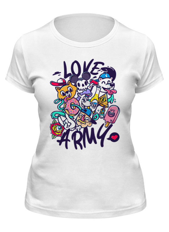 Printio Футболка классическая ◈love army◈