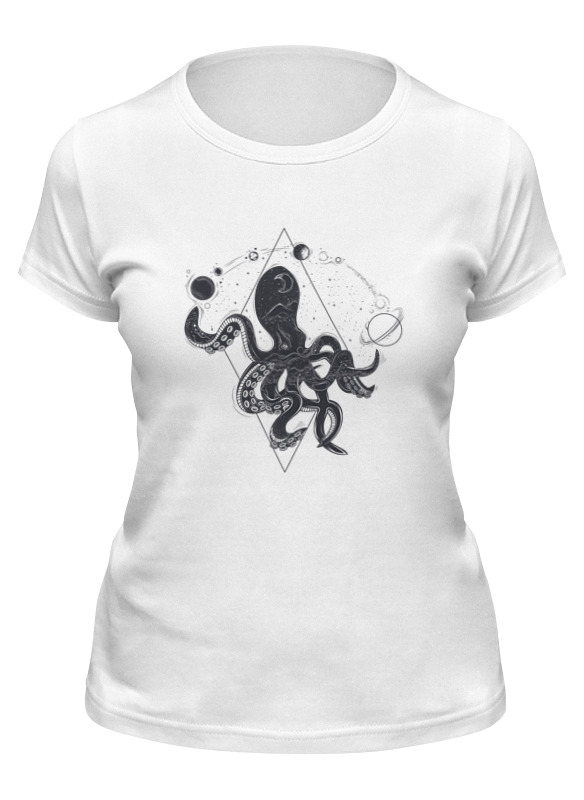 Printio Футболка классическая Космос осьминог мужская футболка осьминог в водолазном шлеме s белый