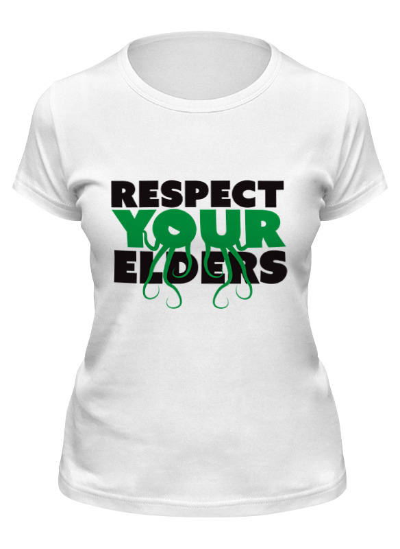 Printio Футболка классическая Respect your elders printio детская футболка классическая унисекс respect your elders