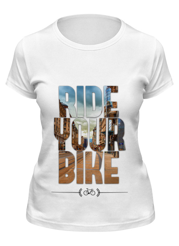 Printio Футболка классическая Ride your bike (город) printio майка классическая ride your bike город
