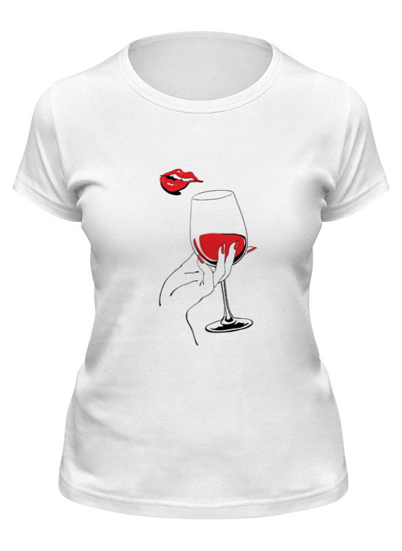 Printio Футболка классическая Футболка губы и вино printio футболка классическая футболка губы и вино