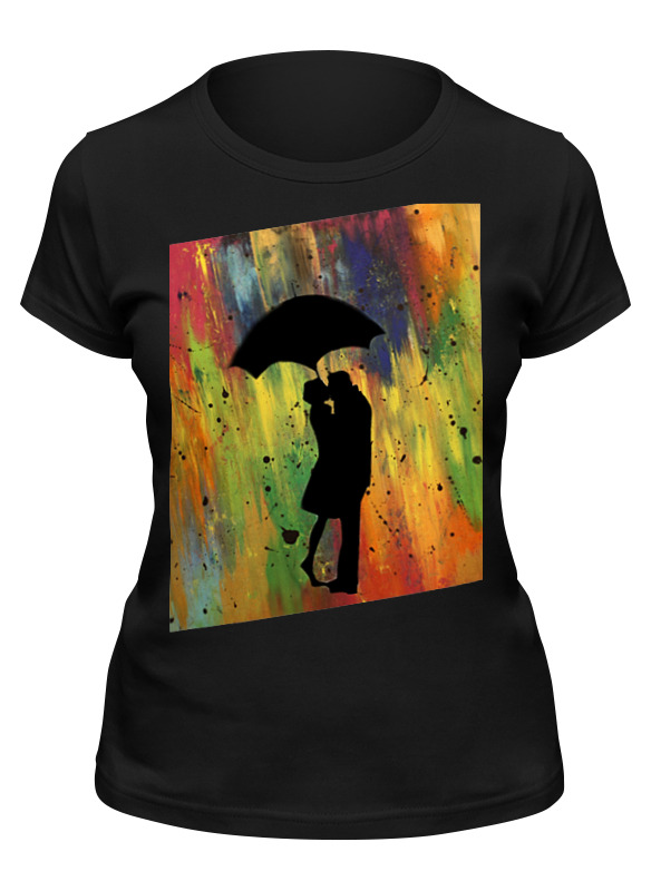 Printio Футболка классическая Двое под дождём printio футболка с полной запечаткой женская двое под дождём