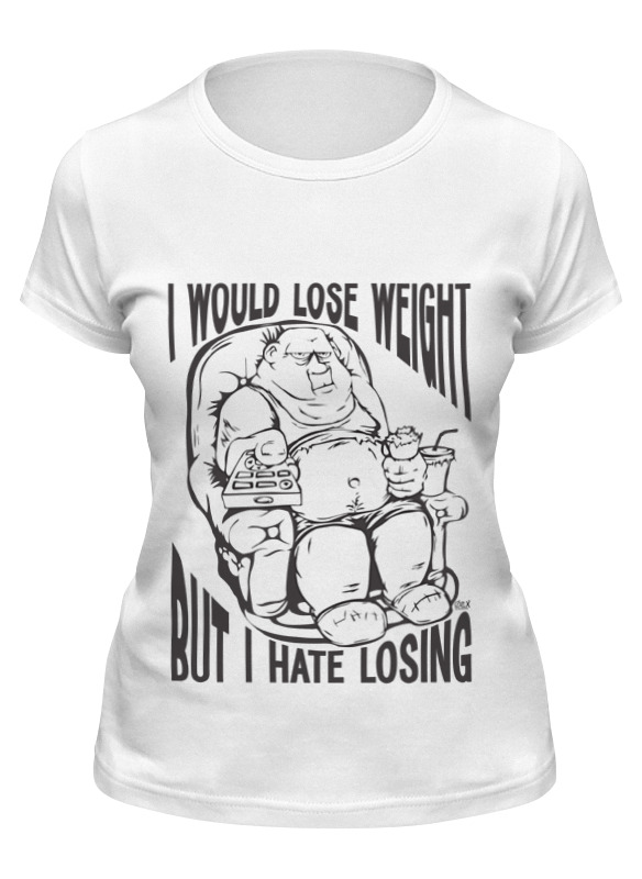 Printio Футболка классическая I would lose weight, but i hate losing tomlinson graeme lose weight without losing your mind