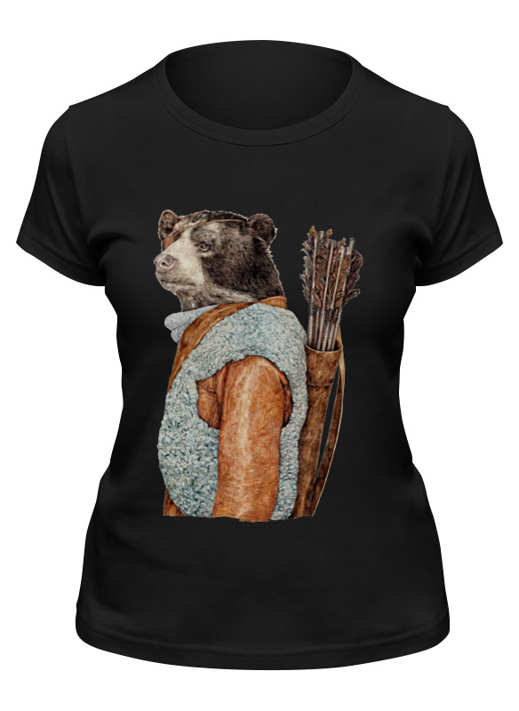 Printio Футболка классическая Медведь охотник