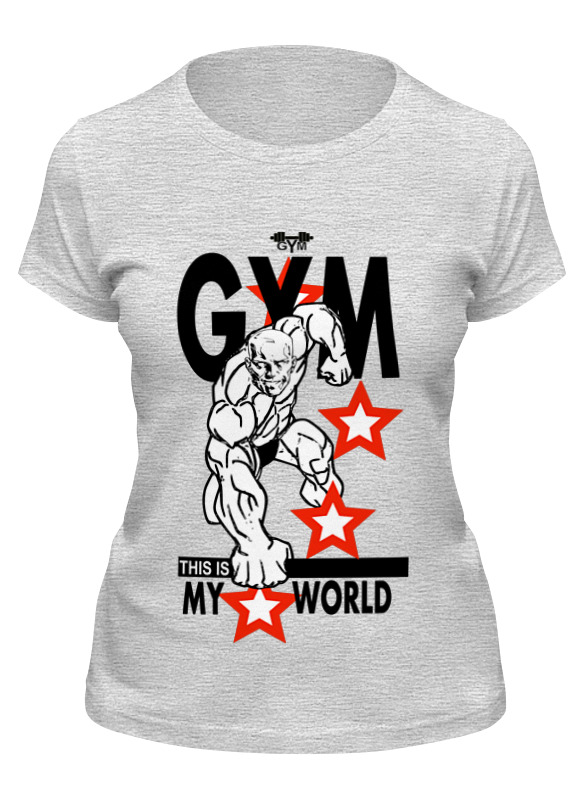 Printio Футболка классическая Gym this is my world! printio футболка wearcraft premium gym this is my world