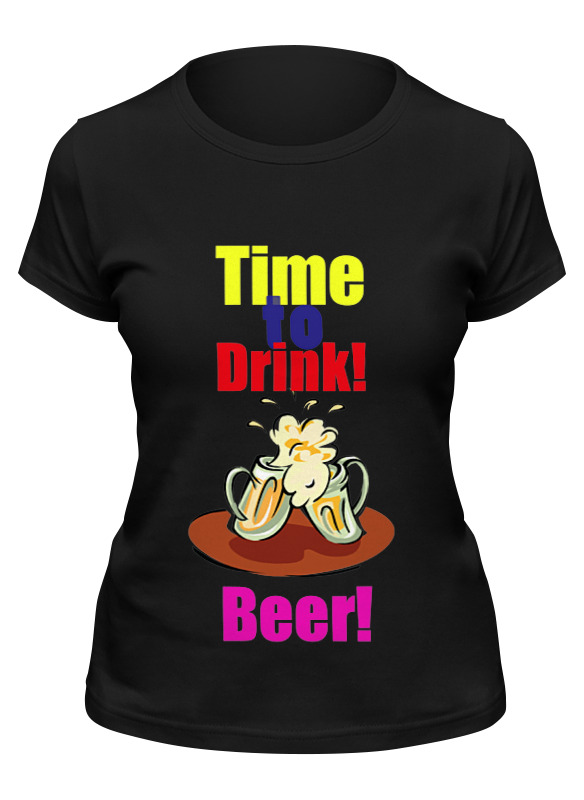 Printio Футболка классическая Time to drink beer! printio лонгслив time to drink beer