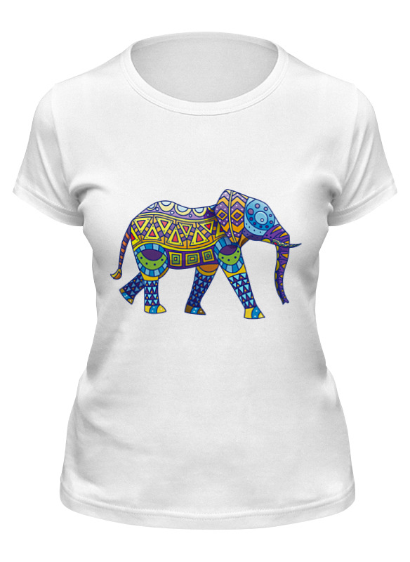 Printio Футболка классическая Индийский слон мужская футболка милый индийский слон 2xl черный