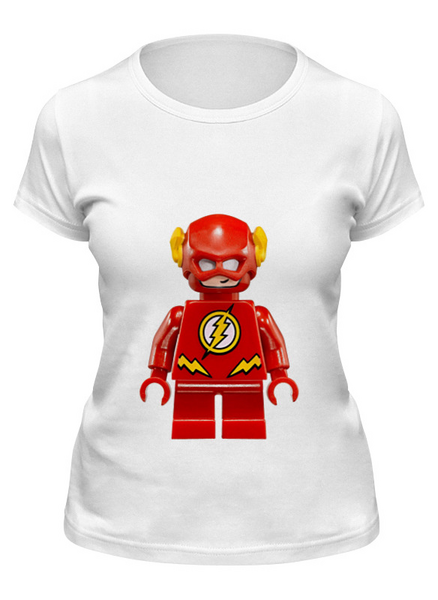Заказать женскую футболку в Москве. Футболка классическая Flash от queen  - готовые дизайны и нанесение принтов.