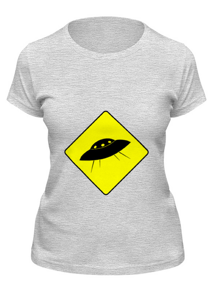 Заказать женскую футболку в Москве. Футболка классическая Пришельцы от The Spaceway  - готовые дизайны и нанесение принтов.